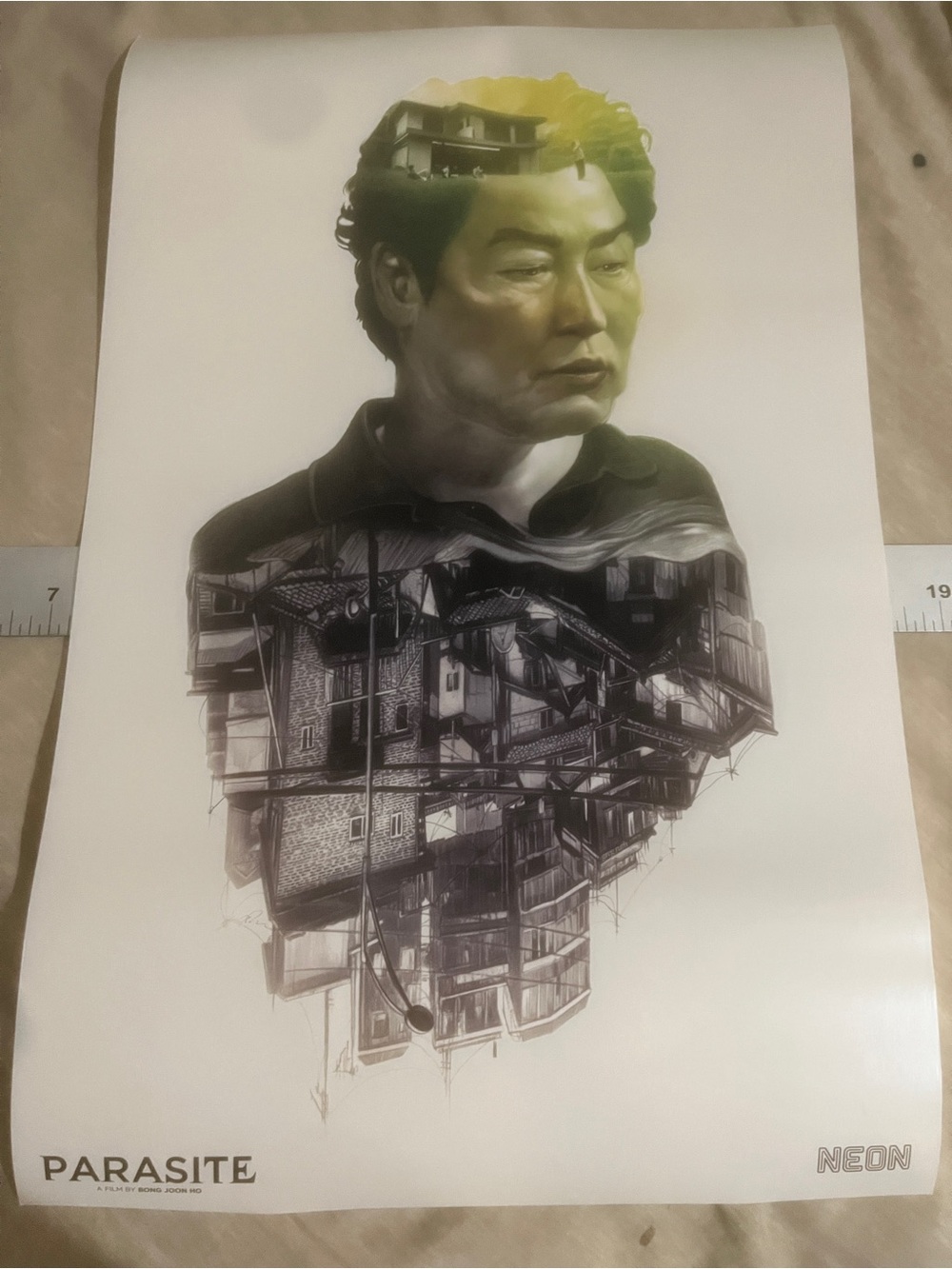 Parasite Movie Poster Greg Ruth Original Theatrical 11x17 NEON films 2019